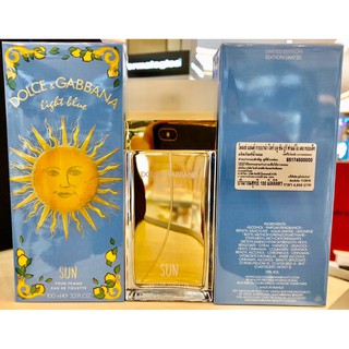 ซีล D&amp;G Light Blue Sun Pour Femme EDT 100ml เค้าเตอร์ 4,600฿ ขายเพียง 2,999฿ซีล D&amp;G Light Blue Sun Pour Femme EDT 100ml