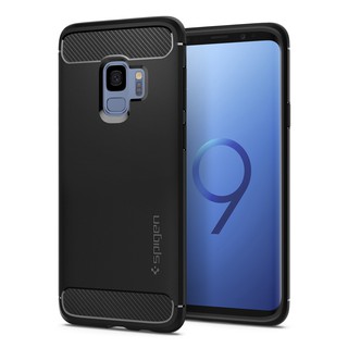 SPIGEN เคส Samsung Galaxy S9 Rugged Armor : Black