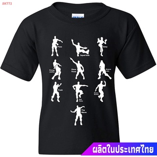 ผ้าฝ้ายแท้เสื้อยืดกีฬา UGP Campus Apparel Emote Dances - Funny Youth T Shirt Mens Womens T-shirtsS-4XL