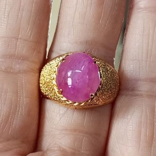 #4.60ct. #ทับทิมพม่าเผาเก่าเนื้อแก้ว #Natural Burma Ruby