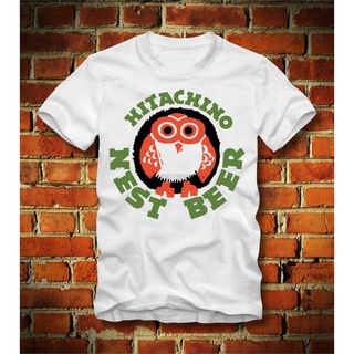 เสื้อยืด พิมพ์ลาย HITACHINO NEST BEER JAPAN BIER RETRO VINTAGE SAPPORO ASAHICartoon สไตล์ญี่ปุ่น