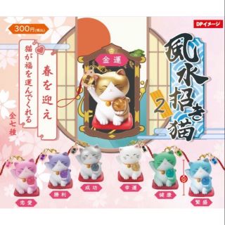 Gashapon Maneki Neko กาชาปองเครื่องรางแมวนำโชค