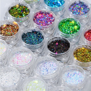 ((กากเพชร12สี รหัส DBTZ)) 🍓 กากเพชรติดเล็บ ผงกากเพชรโฮโลแกรม ผงโฮโลแกรม Hologram Powder กากเพชร ตกแต่งเล็บ