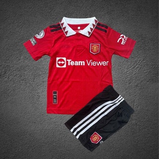 ราคาเสื้อแมนยูเด็ก ชุดฟุตบอลเด็ก ชุดกีฬาเด็ก (เสื้อ+กางเกง) แมนยู ฤดูกาลใหม่ล่าสุด 2021-2022