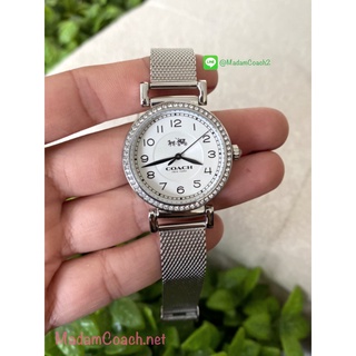 พร้อมส่ง ของแท้ นาฬิกาข้อมือสตรี Coach14502651 Madison Silver White Dial Stainless Steel