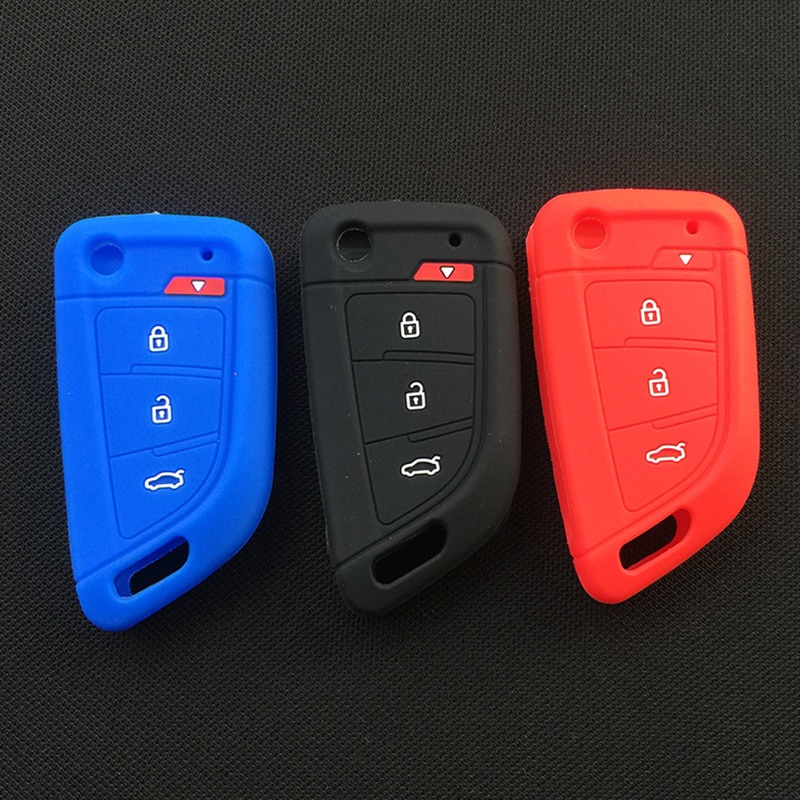 ซิลิโคนกุญแจรถสําหรับ XKKF20EN 3 1/4 ปุ่มพับพลิกระยะไกล Xhorse VVDI Remote Wire Remote Key 142402