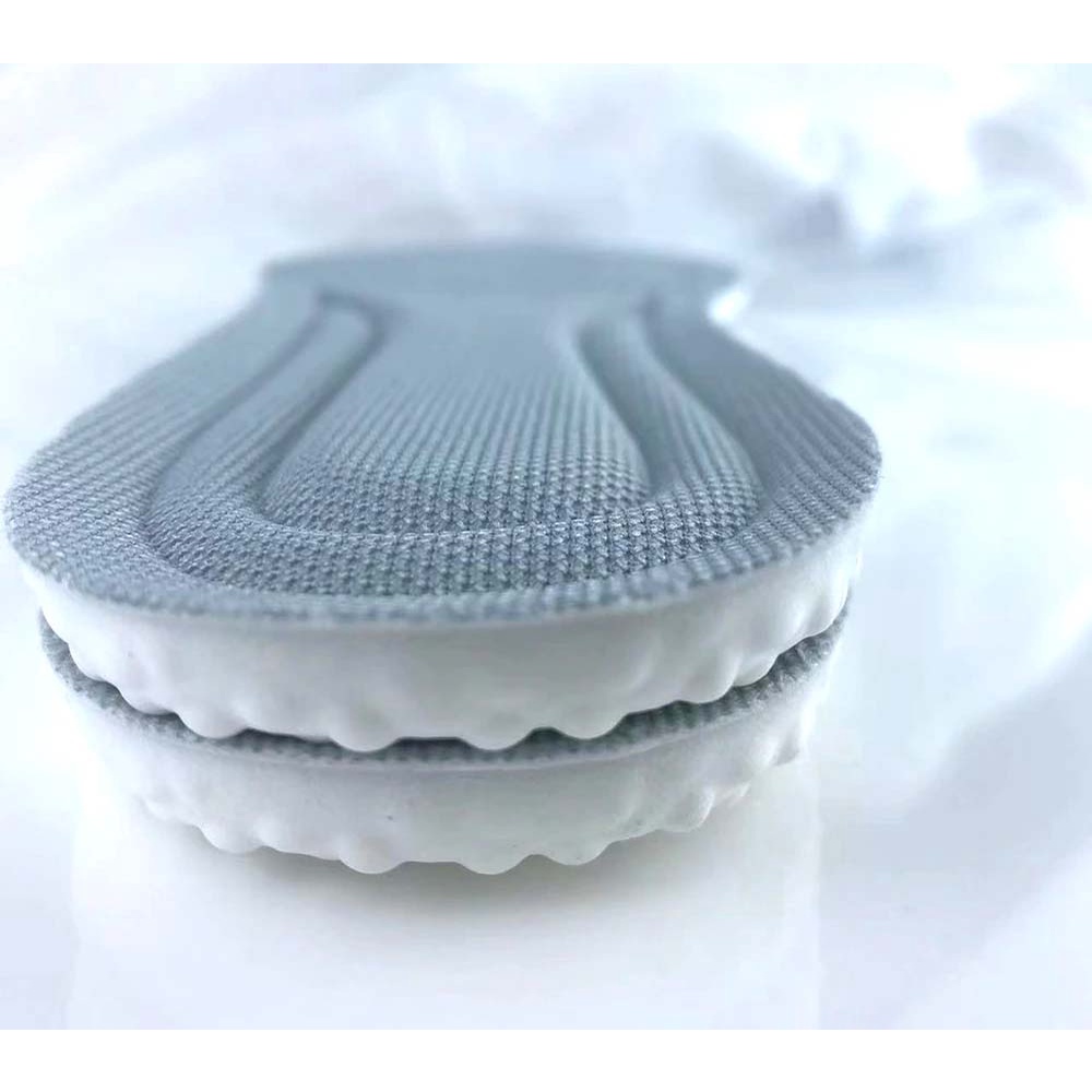 แผ่นเสริมรองเท้า ลดการปวดเมื่อยล้า เม็ดบูสต์ นุ่ม เด้ง ระงับกลิ่น Orthopedic Shock Absorption Boost Insoles Breathable