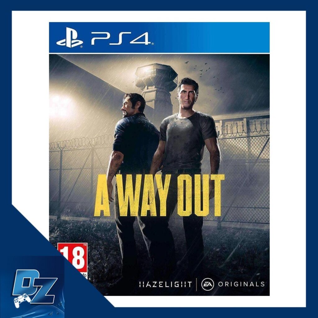 A Way out PS4 Games มือ 2 Used สภาพดี แผ่นใสกิ๊ง (หายากมากนะจร๊า) บังคับเล่น 2 คนเท่านั้นจร้า [แผ่นเกมส์ PS4]