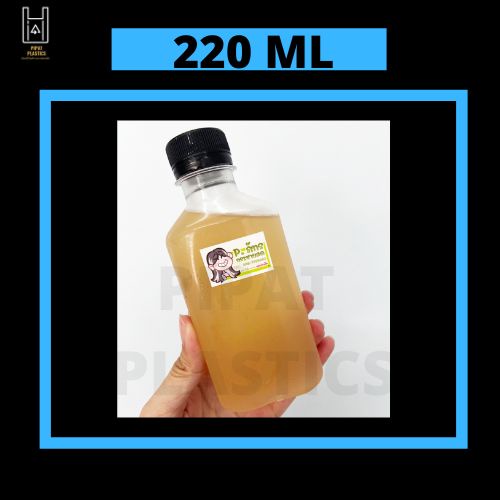 ขวดPET ขวดน้ำ PET 220ML แบนเรียบ ขวดพลาสติกใส 150 ใบ