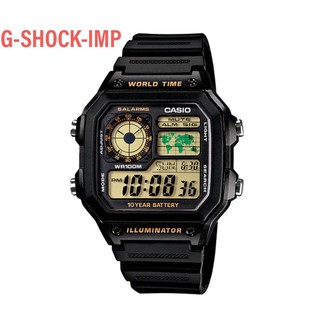 นาฬิกา CASIO รุ่น AE-1200WH-1BV ของแท้ประกันศูนย์ CMG 1 ปี