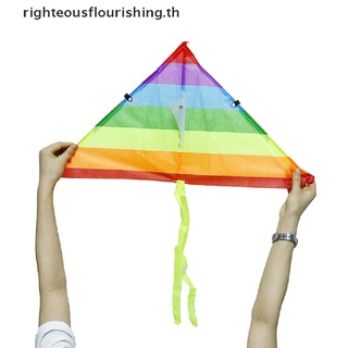 Righteousflourishs.th ว่าวสายรุ้ง พร้อมว่าว 50 เมตร ของเล่นสําหรับเด็ก