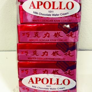 Apollo ◉‿◉◉‿◉เวเฟอร์ช็อกโกแลต  (12ชิ้น)