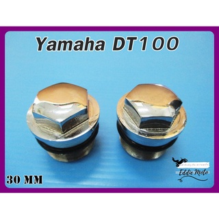 YAMAHA DT100​ TOP HEAD FRONT FORK SET (size 30 mm.)  // น็อตหัวโช๊ค (30 มม.)