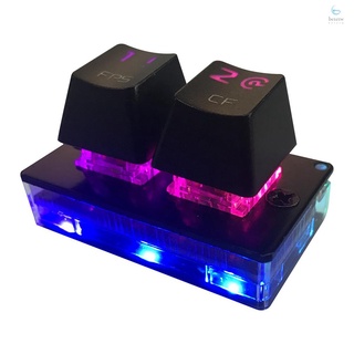 [BETTER] Motospeed K2 คีย์บอร์ดเมคคาเนียล แบบใช้สาย 2 คีย์ ขนาดเล็ก พร้อมสวิตช์ไฟ RGB