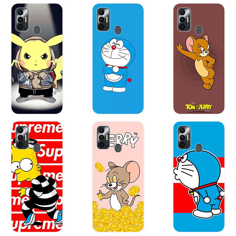 เคสสำหรับ Tecno Spark 7 Case Silicone Back Cover Soft Casing Tecno