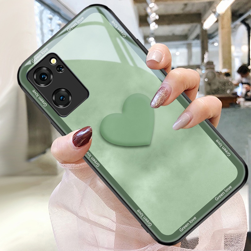 DMY กระจกนิรภัย OPPO Reno 7 pro 8T 8 8Z 7Z 6Z 6 5 4 3 2 2F R9S plus R11S R15 R17 R11 love heart พิมพ