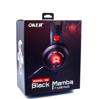 OKER Model:M2 Black Mamba 7.1 USB Plug