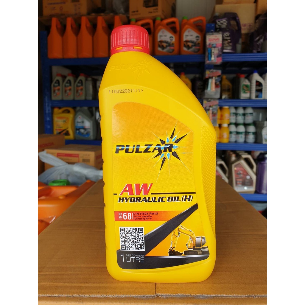 น้ำมันไฮดรอลิค เพาวซ่าร์ AW เบอร์68 PULZAR AW HYDRAULIC OIL ISO 68 (ขนาด1ลิตร)ของแท้