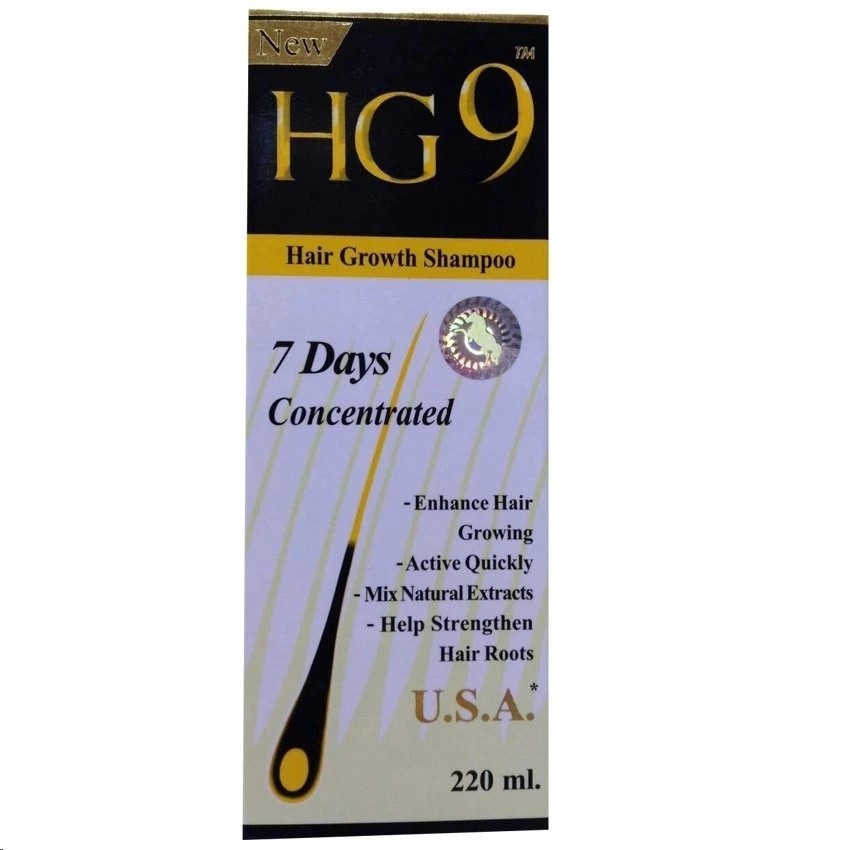 HS9 , HG9 Hair Growth Shampoo แชมพูแก้ผมร่วง ผมบาง 220ml. (1 ขวด)