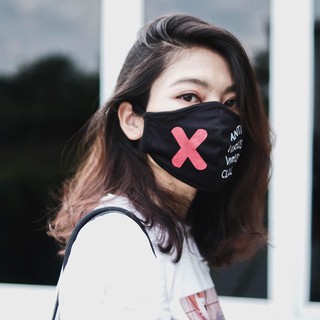 ผ้าปิดจมูกผ้าสะท้อนน้ำ สกรีนลายใหม่ค่า พร้อมส่ง