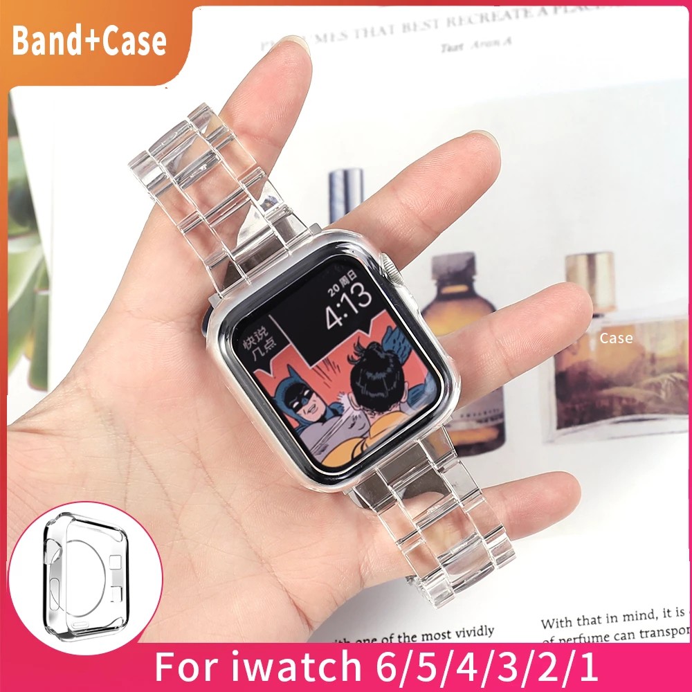 สายนาฬิกาข้อมือสําหรับ Apple Watch Band Series 6 Se 5 4 321 38 มม . 40 มม . 42 มม . 44 มม .