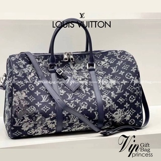 LOUIS VUITTON MONOGRAM DENIM / LV Denim Travel  กระเป๋าเดินทาง อีกรุ่นขายดี!!! ของมันต้องมี มาใหม่ กระเป๋า TRAVEL BAG