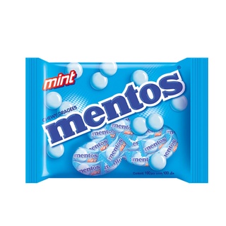 เมนทอส ลูกอมรสมิ้นท์ จำนวน 100เม็ด มินท์ MENTOS MINT CANDY