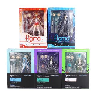 ฟิกเกอร์ PVC รูปการ์ตูนอะนิเมะ Sword Art Online Kirito Sinon Kirigaya Kazuto Yuuki Asuna Asada Figma 248#241#174#264#178