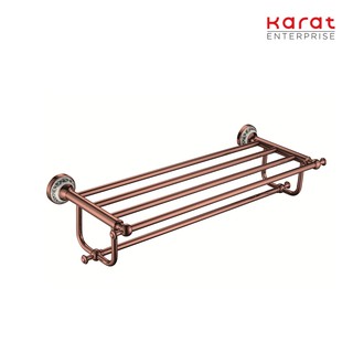 Karat Faucet ชั้นวางผ้า สีโรสโกลด์ ยาว 60 ซม. รุ่น KB-73-711-53