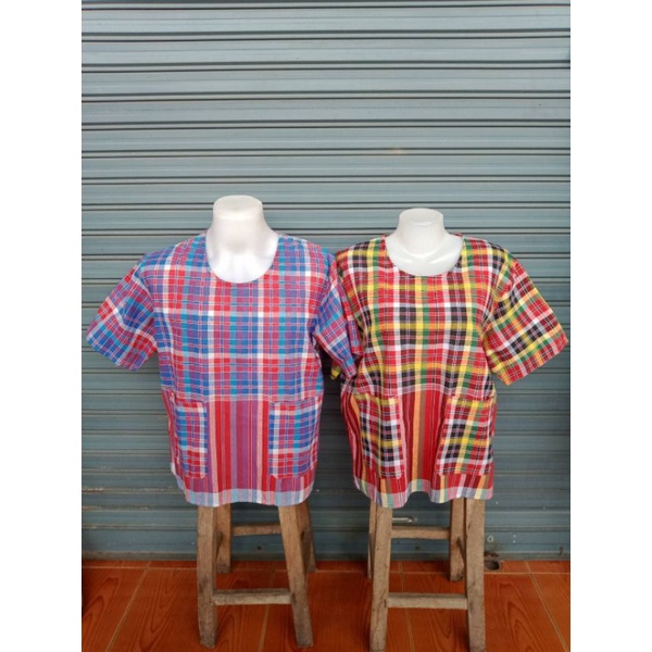 โปรร้อนด่วน เสื้อผ้าขาวม้า รอบอก M 38-44 L 45-48=XL 49-52" อย่ารอช้า รีบกดเลย