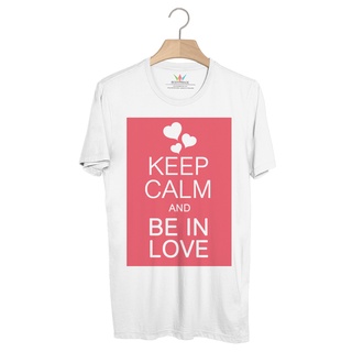 BP887 เสื้อยืด KEEP CALM AND BE IN LOVE