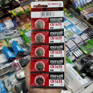 ถ่าน Maxell CR1620 Lithium 3V แพค5ก้อน ของใหม่ ของแท้