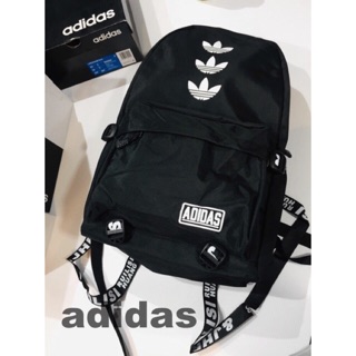 แท้💯% Adidas Black white school bag