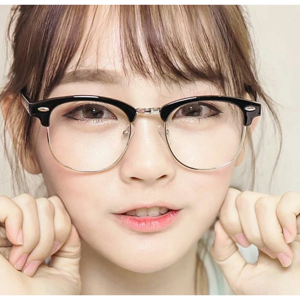 แว่นสายตายาว กรองแสงสีฟ้ามัลติโค๊ต (+50 ถึง+400) ทรงแคชอาย (กรอลพร้อมเลนส์สายตา )แถมซองหนังและผ้าเช็ดเลนส์