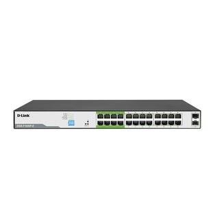 SWITCH &amp; ROUTER DLINK , SWITCH GIGABIT 24PORT UNMANAGED PoE 250m.