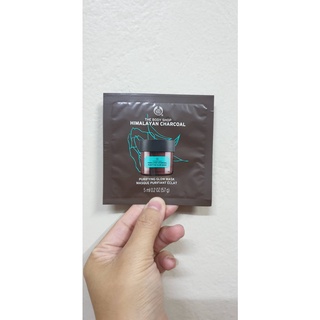 พร้อมส่ง The body shop Himalayan charcoal purifying glow mask 5ml