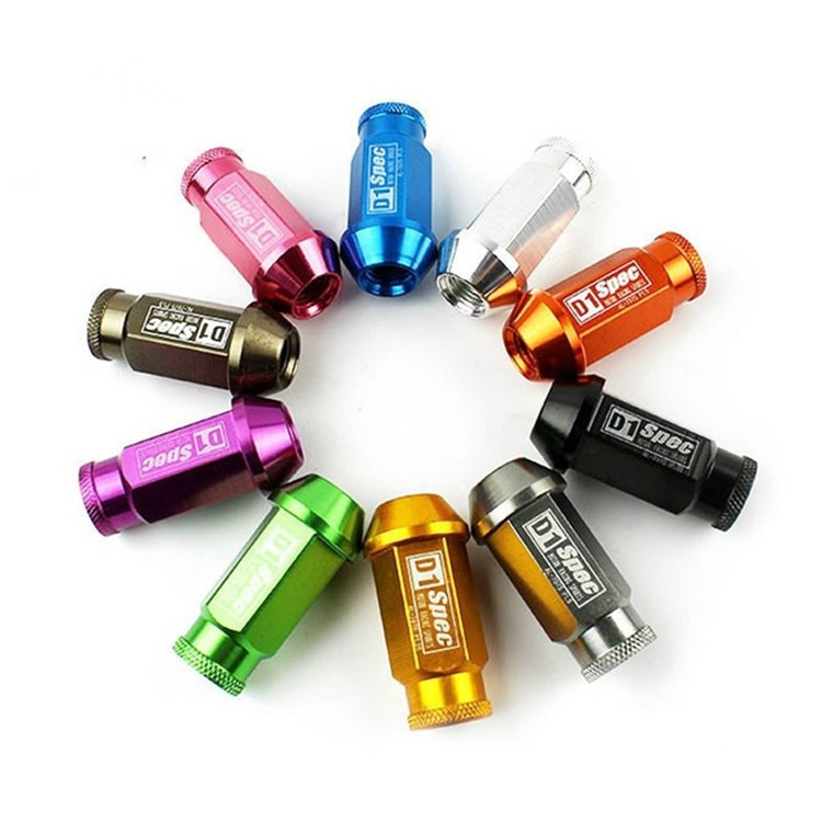20 ชิ้น D1 Spec JDM Racing ล้อ Lug Nuts สกรู M12X1.5 สําหรับ Honda Ford Toyota