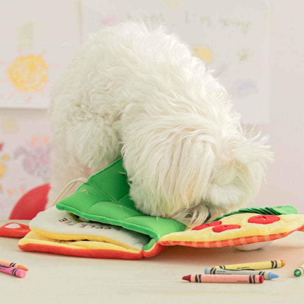 Happy PETs  Book Dog Toy ของเล่นซ่อนขนม ของเล่นหมา ของเล่นสุนัข ซ่อนขนม