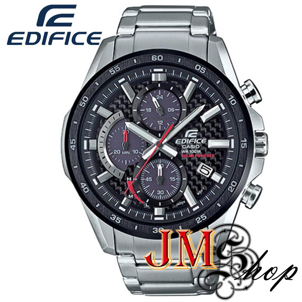 Casio Edifice นาฬิกาข้อมือผู้ชาย สายสแตนเลส รุ่น EQS-900DB-1AVUDF (Black)