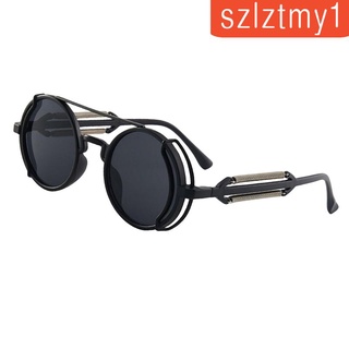 Retro Round Sunglasses Outdoor Sports Driving Cosplay Men Glasses