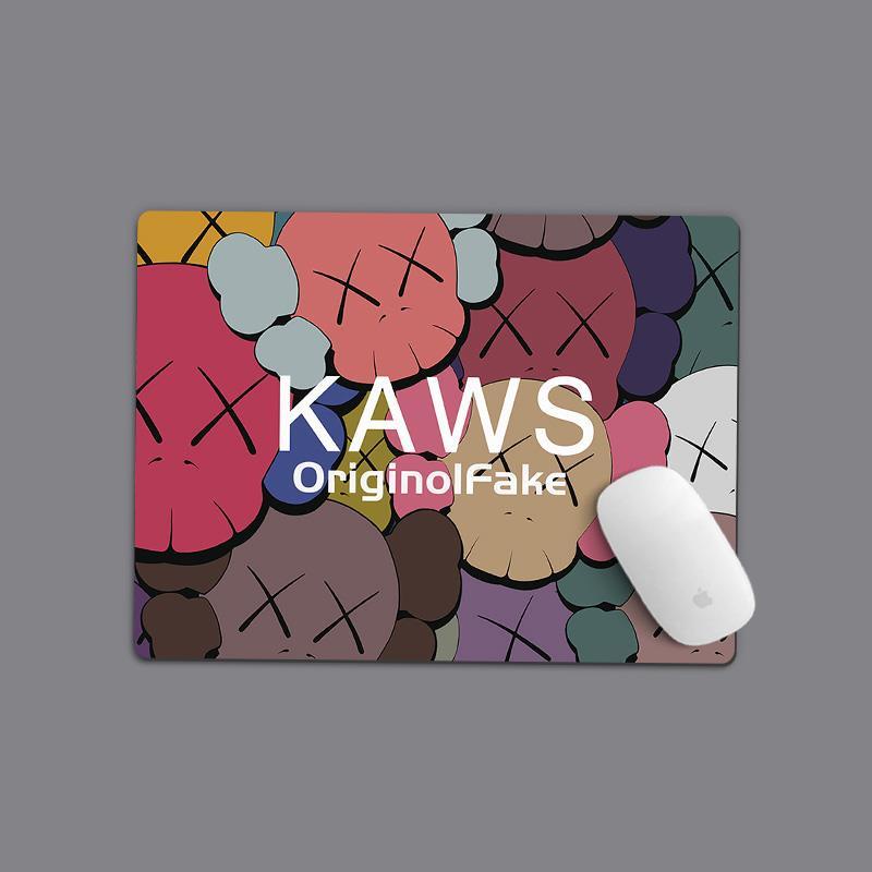Sesame Street Kaws แผ่นรองเมาส์ ขนาดเล็ก สร้างสรรค์ เกมคอมพิวเตอร์ คีย์บอร์ด หนา กันลื่น แผ่นรองโต๊ะ ชาย สํานักงาน โต๊ะคอมพิวเตอร์