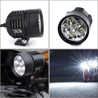 ไฟสปอร์ตไลท์ มอเตอร์ไซค์ หลอด CREE ยี่ห้อ KIRIN รุ่น L6X LED 6ชิป กำลังไฟ 60watt 2 Pcs