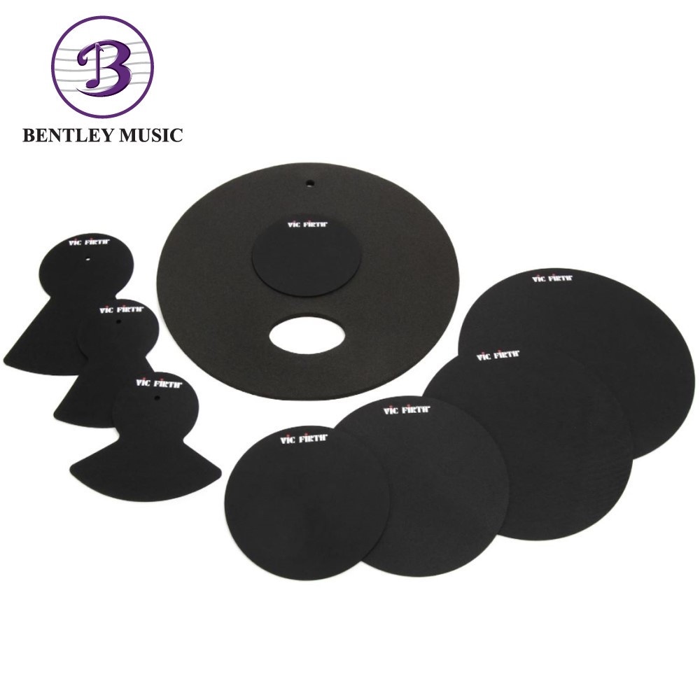 Vic Firth MUTEPP6 Drum & cymbal Mute Prepack -10,12,14,16",22", Hihat & Filling