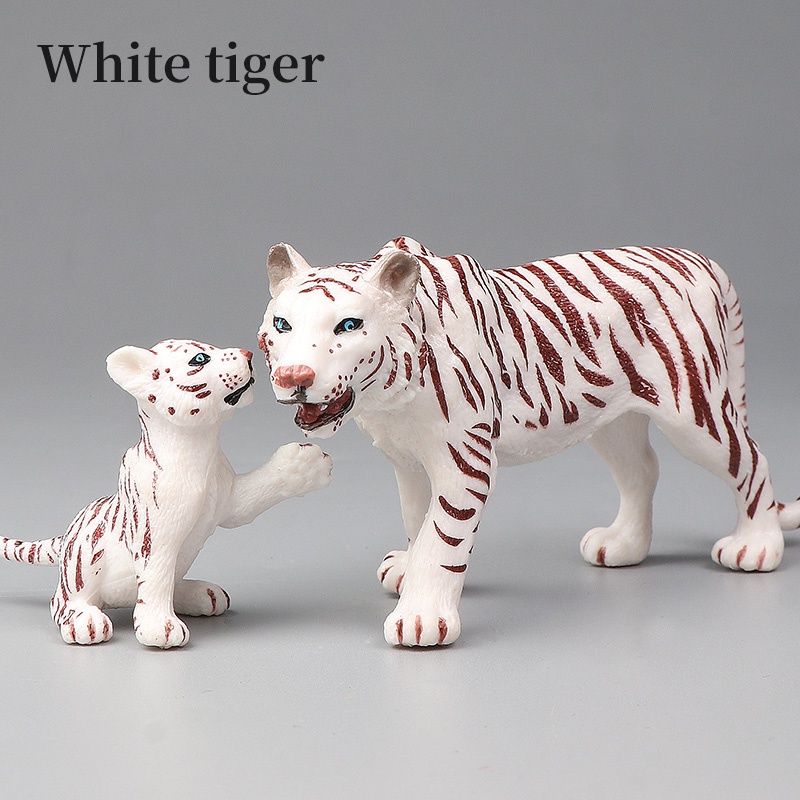 ใหม่สัตว์ป่าโลกจำลองสัตว์เสือชุดสัตว์รุ่นการเรียนรู้การกระทำตัวเลขของเล่นเพื่อการศึกษาสำหรับเด็ก - รูปที่ 3