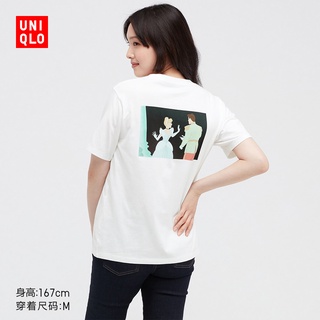 เสื้อยืดที่คุณต้องการใหม่ พร้อมส่ง Uniqlo เสื้อยืดแขนสั้น พิมพ์ลายดิสนีย์ สําหรับผู้หญิง (UT) 444568 ยูนิโคล่ขนาดเต็มS-5