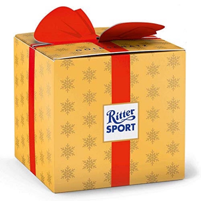 Chocolate Ritter sport gift box cube Shopee Thailand