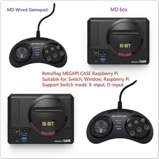 Retroflag megapi Case Raspberry Pi MD Box MD Wired Gamepad