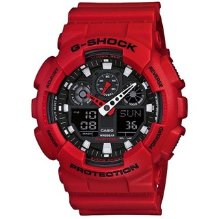 Casio G-shock นาฬิกา G-SHOCK รุ่น GA-100B-4ADR ของแท้ ประกัน CMG 1 ปี