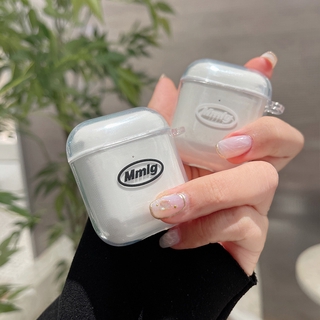 เคสหูฟัง TPU ลายการ์ตูน MMLG ซิลิโคนนิ่ม แบบใส สำหรับ AirPods1 / gen2 -Dinuo