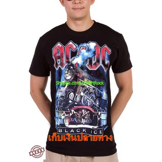 T-shirt  เสื้อวง Ac/Dc เสื้อยืดลาย acdc เอซี/ดีซี เสื้อคอฟิต แฟชั่น เสื้อวินเทจ RCM1269S-5XL